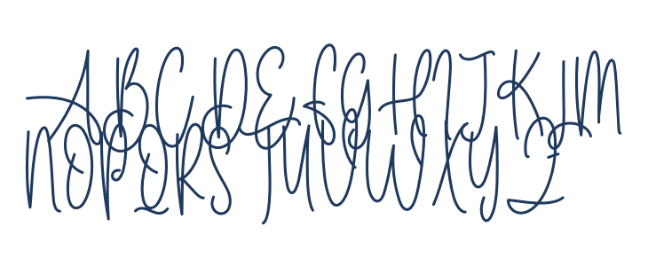 Sunflower Signature Uppercase