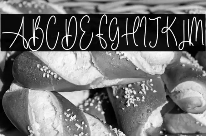 Sunflower Signature Шрифта examples