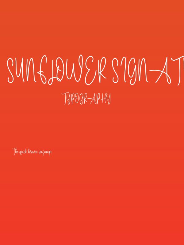 Sunflower Signature Poster