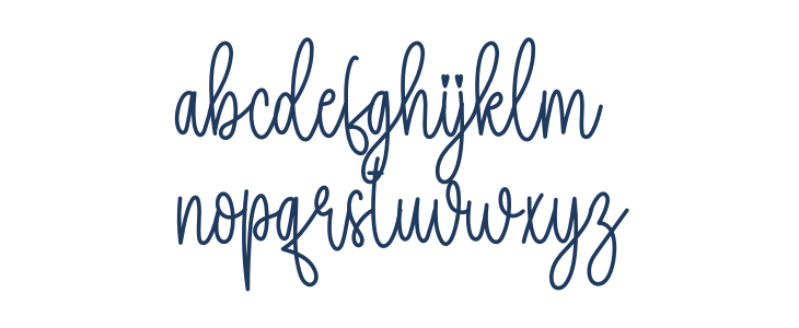 Sunflower Signature Lowercase