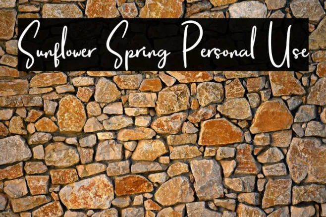 Sunflower Spring Personal Use Example 1