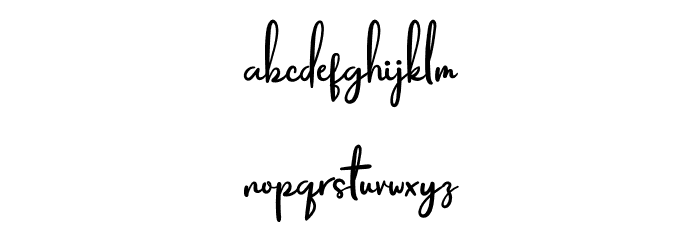 Sunflower Spring Personal Use Font LOWERCASE