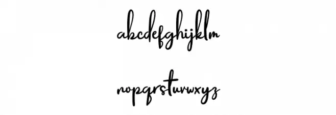 Sunflower Spring Personal Use Schriftart Kleinbuchstaben