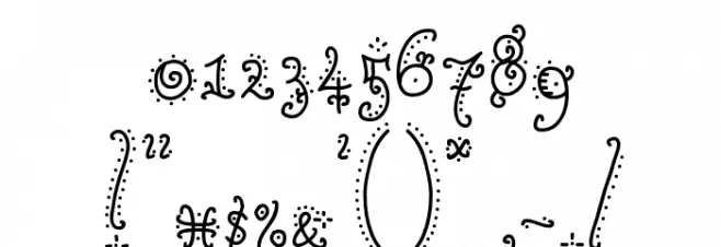 Sunflower Font OTHER CHARS