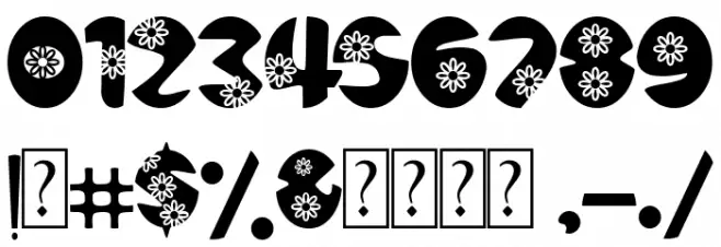 Sunflower Font OTHER CHARS