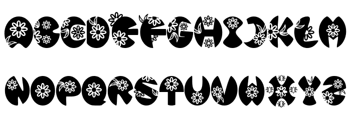 Sunflower Font LOWERCASE