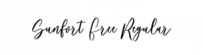 Sunfort Free Regular  font caratteri gratis