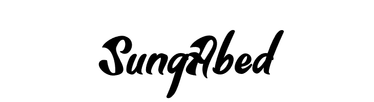 Sung Abed  Frei Schriftart Herunterladen