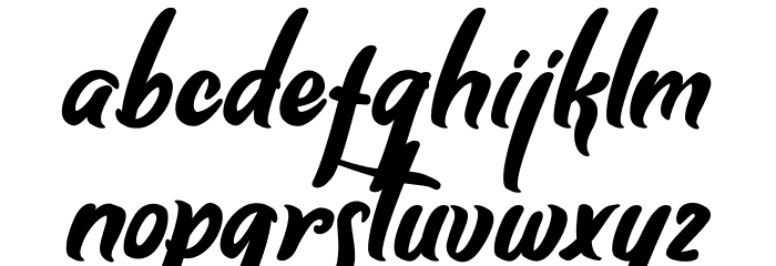 Sung Abed Font LOWERCASE