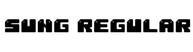 Sung Regular  تنزيل الخطوط