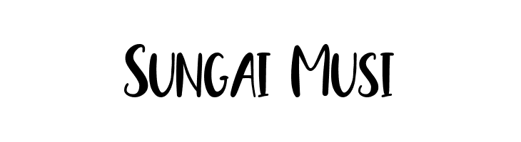 Sungai Musi  Free Fonts Download