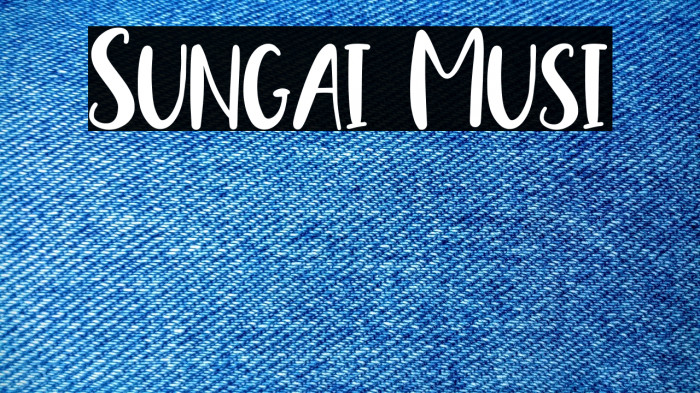Sungai Musi Example 1