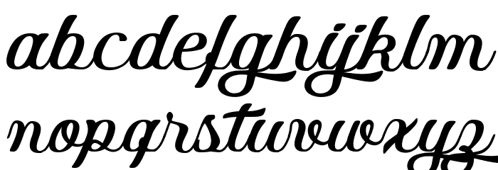 Sunglass Font LOWERCASE