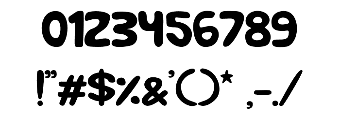 SunglassesDff Font OTHER CHARS