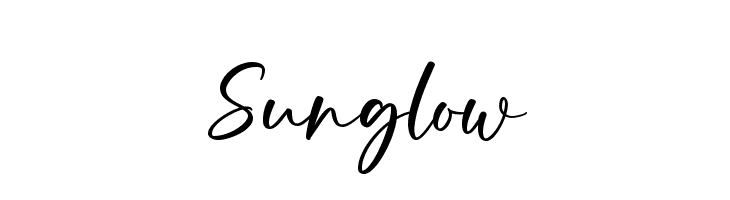 Sunglow  les polices de caractères gratuit tlcharger