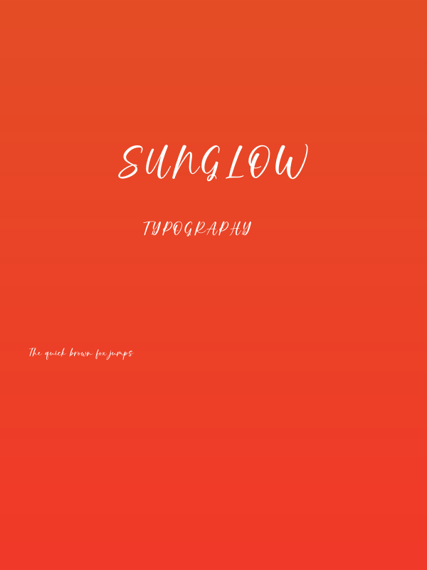 Sunglow Poster