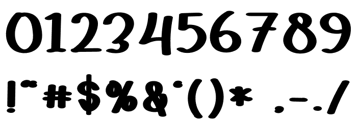 Sunkiss Farmhouse Font OTHER CHARS