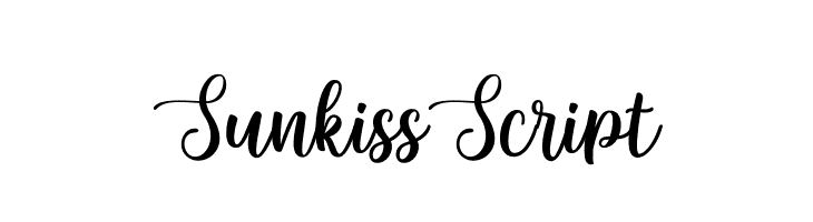 Sunkiss Script  Free Fonts Download