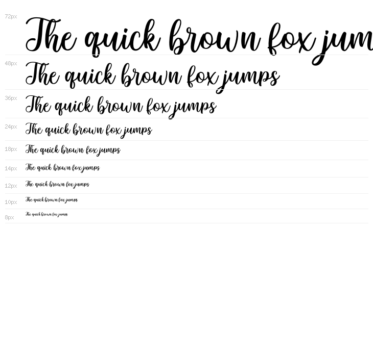 Sunkiss Script Waterfall