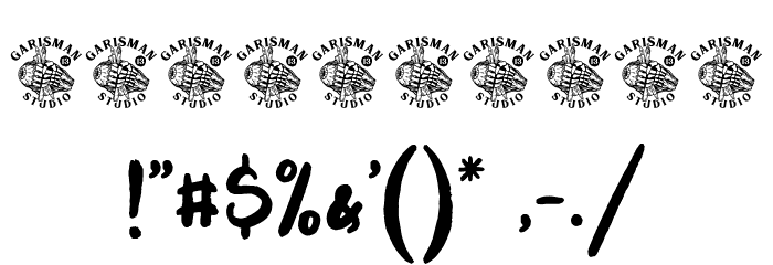 Sunkiss Font OTHER CHARS