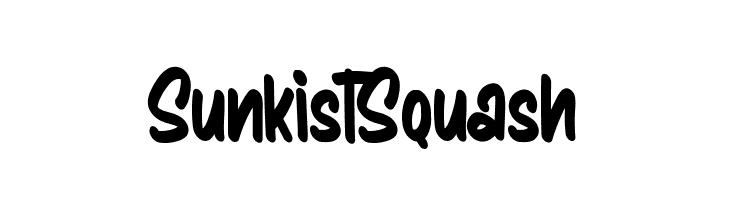 Sunkist Squash  Frei Schriftart Herunterladen