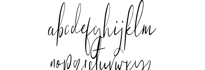Sunlight Font LOWERCASE