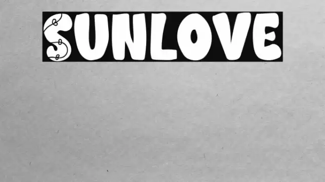 Sunlove Font examples