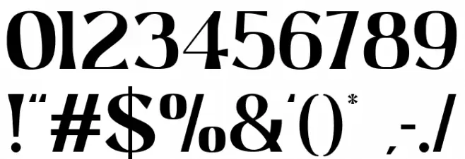 Sunmora Bold Font OTHER CHARS