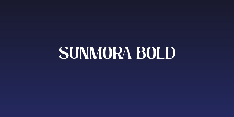 Sunmora Bold Social Header
