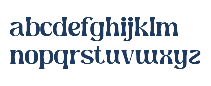 Sunmora Bold Lowercase