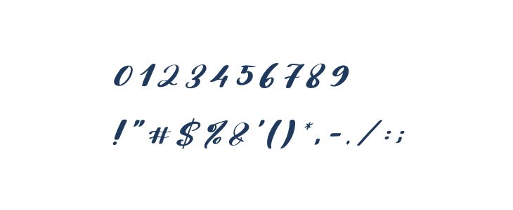 Sunnday Italic Other Characters