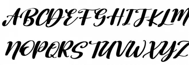 Sunnday Italic Schriftart Groß