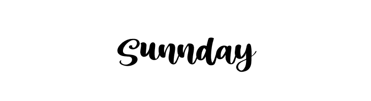 Sunnday  font caratteri gratis