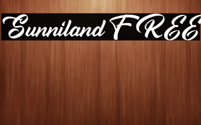 Sunniland FREE Example 1