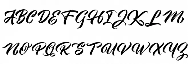 SunnilandFREE Schriftart Groß