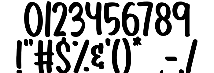 Sunny Beach Font OTHER CHARS