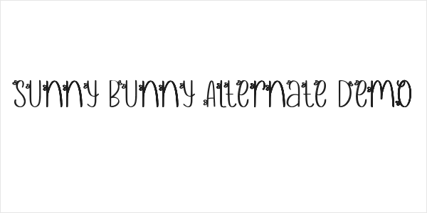 Sunny Bunny Alternate Demo Logo