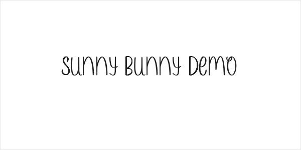 Sunny Bunny Demo Logo