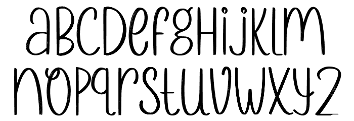 Sunny Bunny Demo Font LOWERCASE