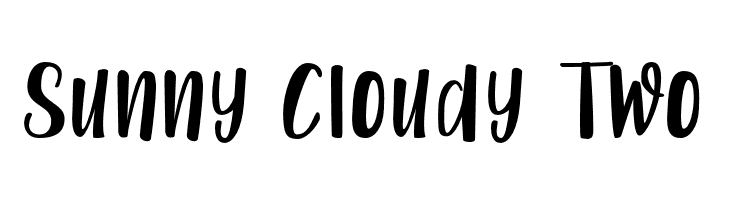 Sunny Cloudy Two  免费字体下载