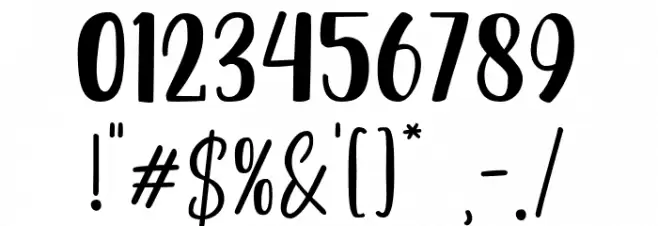 Sunny Cloudy Two Font OTHER CHARS