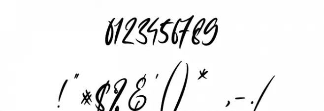 Sunny Coast Font OTHER CHARS