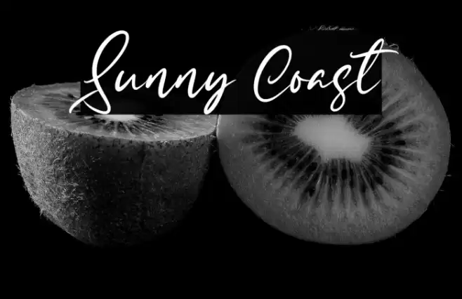 Sunny Coast Font examples