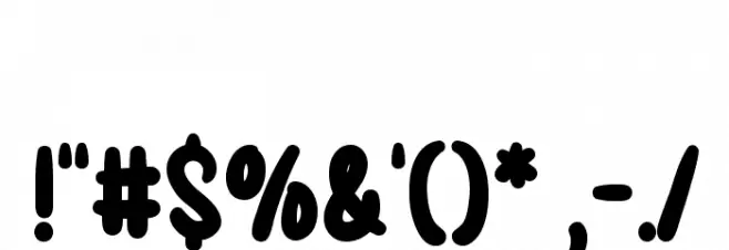 Sunny Days Caratteri ALTRI CARATTERI