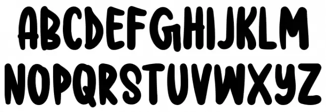 Sunny Days Caratteri MINUSCOLO