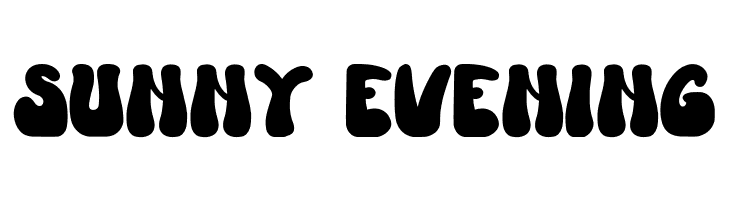Sunny Evening  font caratteri gratis