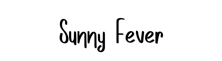 Sunny Fever  baixar fontes gratis