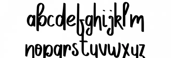 Sunny Fever Font LOWERCASE