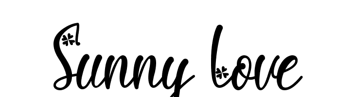 Sunny Love  フリーフォントのダウンロード