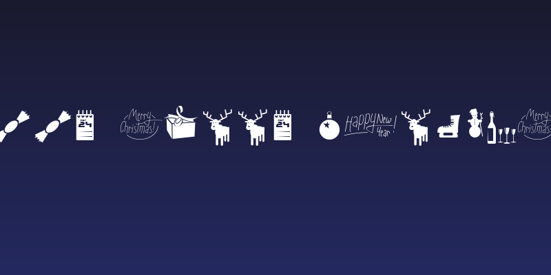 Sunny Merry Christmas Social Header